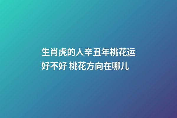 生肖虎的人辛丑年桃花运好不好 桃花方向在哪儿